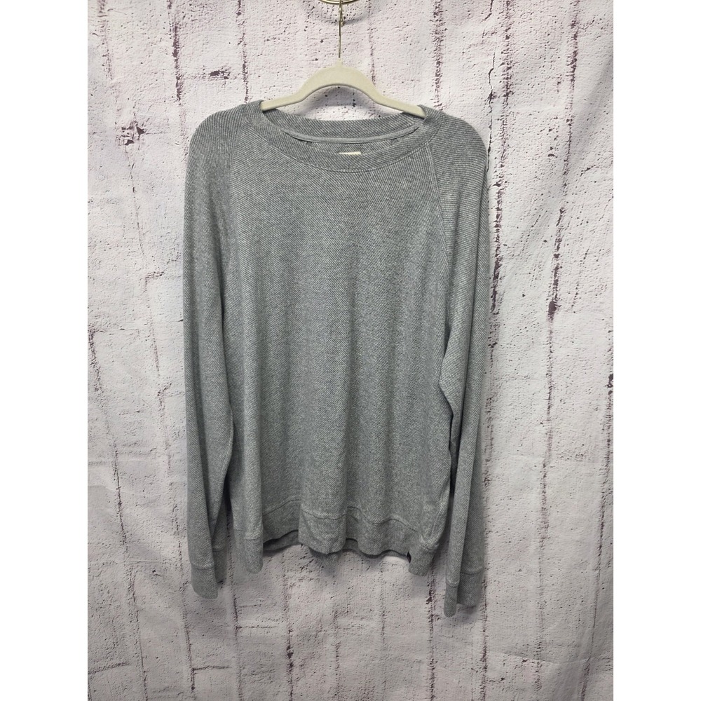 Faherty Sweatshirt Mens‎ XL Gray Long Sleeve Crew Pullover Sweater Casual